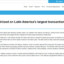 Affinitas firms advised on Latin Americas largest transactions of May 2022